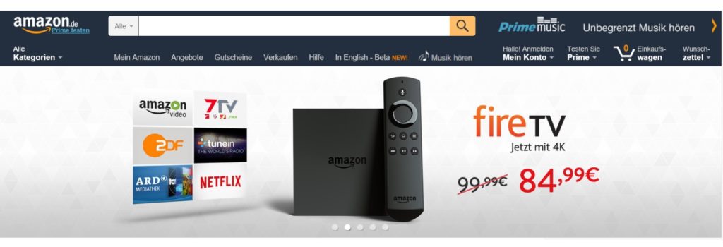 Amazon.de Anmelden