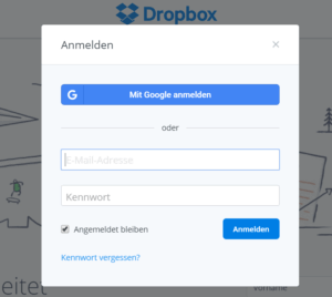 dropbox-login