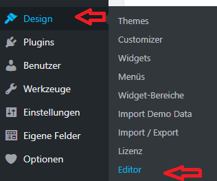 wordpress design editor
